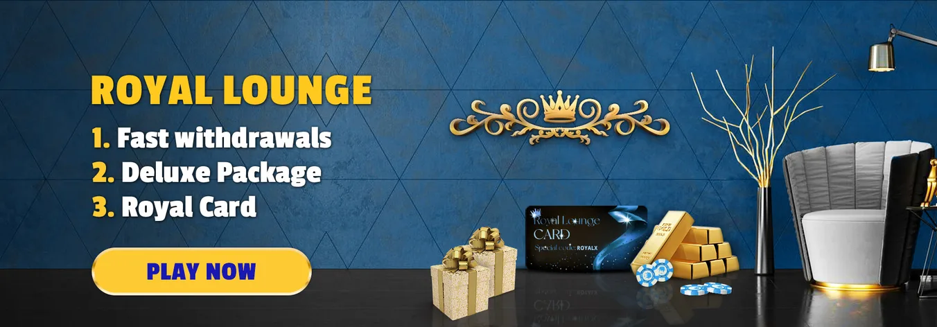Jack Million Royal Lounge — faster withdrawals and a deluxe package after 3 deposits