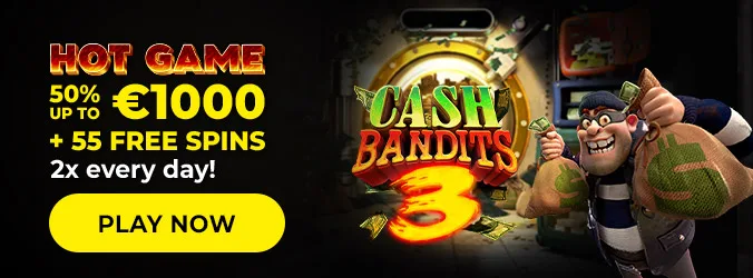 Spin Samba Hot Game bonus on Cash Bandits 3