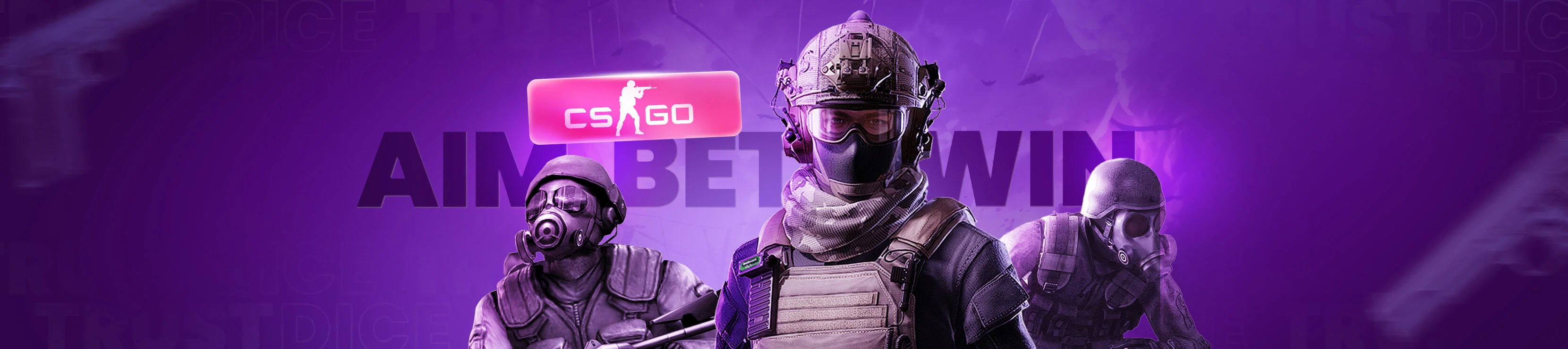 TrustDice CS:GO Esports Betting — Aim, Bet, Win